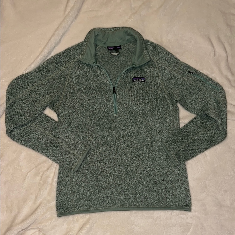 Patagonia Green Quarter-Zip Pullover